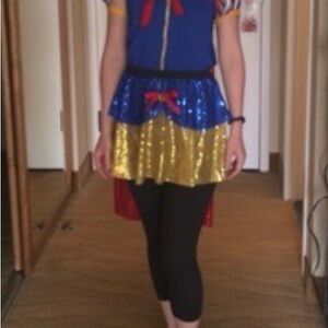 Women’s Snow White running skirt/tutu and costume one size